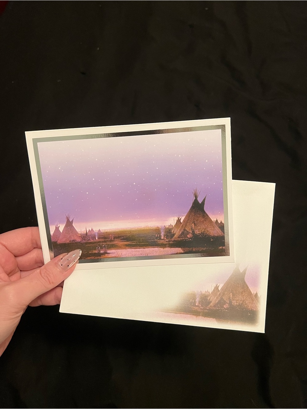 Native American Blank Greeting Card